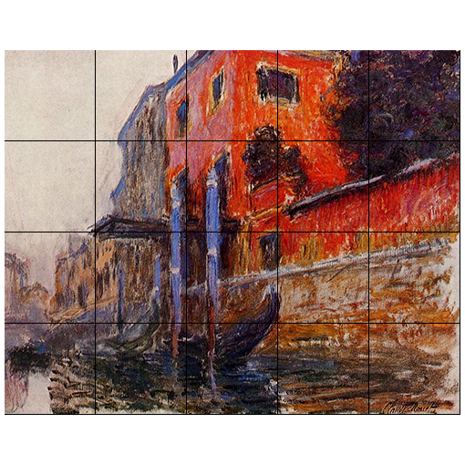 Monet "Red House in Venice"